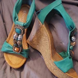 Brand New Patrrizia Heel with Jewels